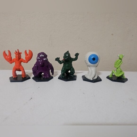 None Other - Monsters Menace America Game Replacements Set Of 4